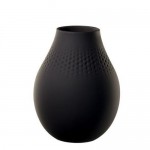 Ваза Perle 20 cм Manufacture Collier Noir Villeroy & Boch Ваза Perle 20 cм Manufacture Collier Noir Villeroy & Boch